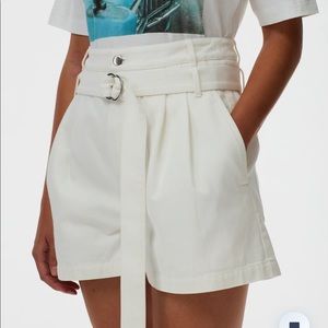 Tibi white denim shorts! Never worn , no tag